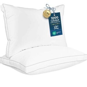 Utopia Bedding Bed Pillows for Sleeping Queen Size (White), Set of 2